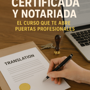 "Traducción Certificada y Notariada: El Curso que te Abre Puertas Profesionales”