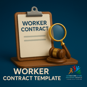 Plantillas de Contrato de Trabajadores (Español e Inglés en PDF)